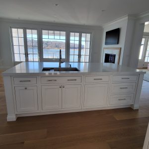 Inset Recessed Panel Island